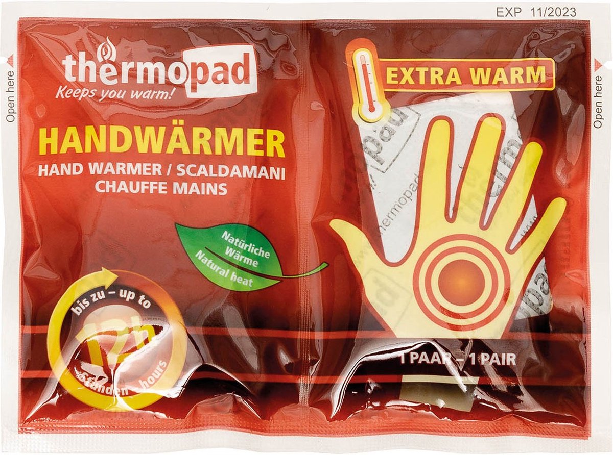 Goedkoopste MFH handenwarmer 'Thermopad' voor eenmalig gebruik ca. 12 uren