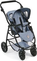 Bol.com Bayer Chic 2000 - Combi Poppenwagen Emotion All-in-1 - Blue Jeans aanbieding