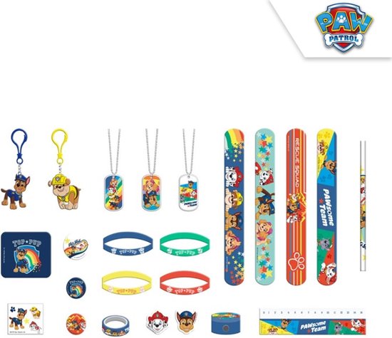 PAW Patrol : Calendrier de l'avent avec 24 figurines et accessoires  surprise à collectionner