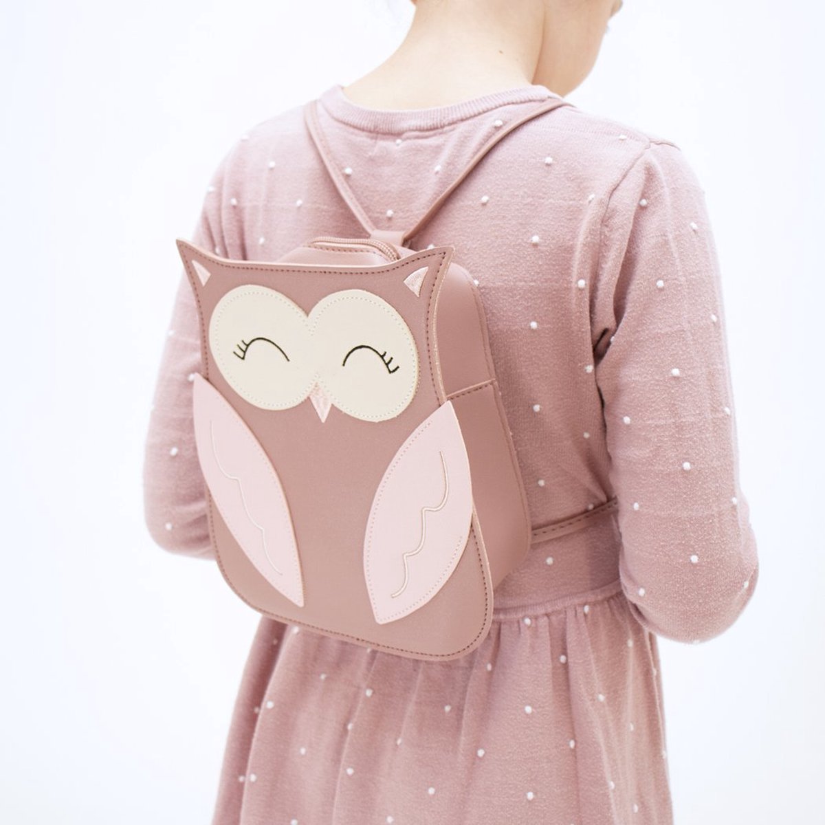 Rugzak Uil Roze Kinderen