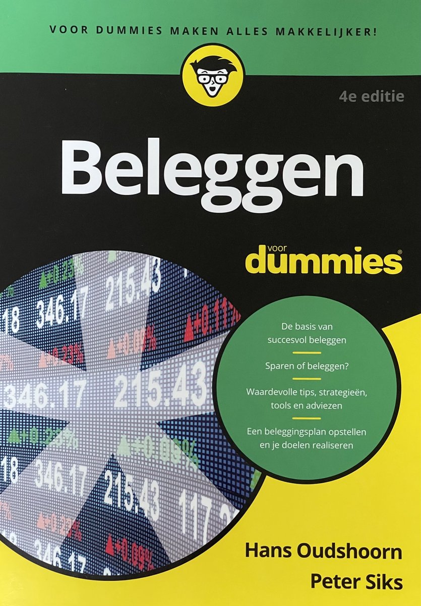 Beleggen voor dummies 4e editie 2017, Hans Oudshoorn 9789045353869