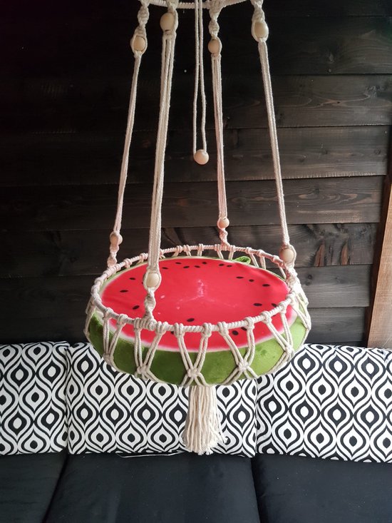 Katten relax hangmand | Raam of plafond | inclusief heerlijk WATERMELOEN-kussen