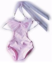 Maat 80 Monokini badpak roze Dierenprint panterprint badkleding baby en kind zwemkleding zwempak