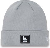 New Era LA Dodgers Team Cuff Grey Beanie Hat Muts