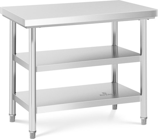 Royal Catering - RVS werktafel - ECO - 90 x 60 cm - 250 kg