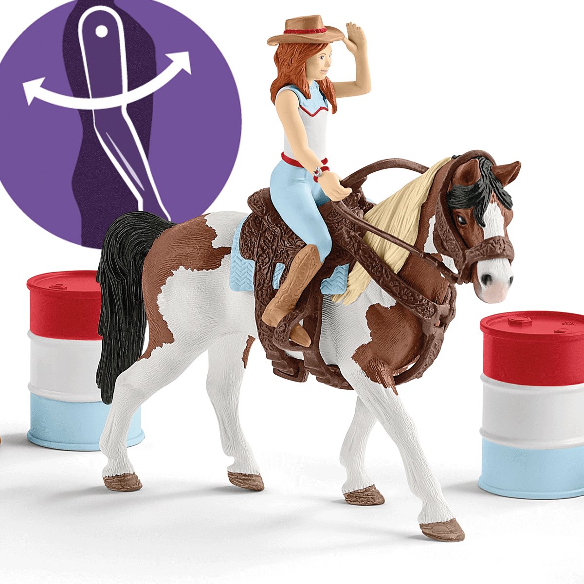 schleich HORSE CLUB - Mia & Spotty - Speelfigurenset - Kinderspeelgoed voor Jongens en Meisjes - 9 Onderdelen — afbeelding 16
