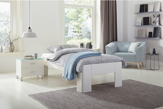 instinct Octrooi Brig Beter Bed Select Bed Fresh 400 - 90 x 220 cm - wit | bol.com