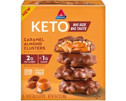Atkins | Keto | Caramel Almond Clusters | 8 x 26 gram