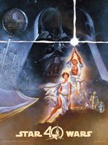 Star Wars 40th Anniversary New Hope Art Print 30x40cm | Poster