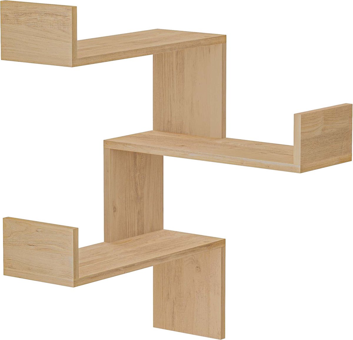 Hocus Picus Boekenkast 3 Planken - Eiken - 60x60x90 cm