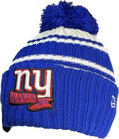 New York Giants bonnet pompon New Era bleu