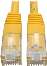 Tripp-Lite N200-035-YW Premium Cat5/5e/6 Gigabit Molded Patch Cable, 24 AWG, 550 MHz/1 Gbps (RJ45 M/M), Yellow, 35 ft. TrippLite