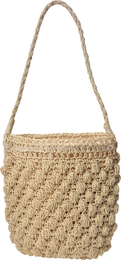 Juleeze Sac à main pour femmes 20x21 cm Beige Polyester Sac