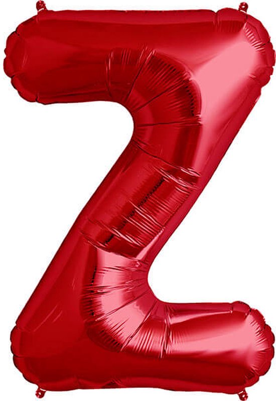 Ballonnen - Rood - Letter Z - 40cm