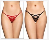 SoftLine sexy string | korting | sale M/L rood