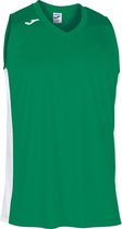 Joma Cancha III Basketbalshirt Kinderen - Groen / Wit | Maat: 152