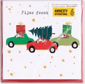 Amnesty International - 3 Pakjes kerstkaarten - Driving Home - Fijne Feestdagen - 8-delig