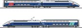 Märklin TGV Euroduplex, Spoorweg- & treinmodel, HO (1:87), Jongen/meisje, Metaal, 4 stuk(s), 15 jaar