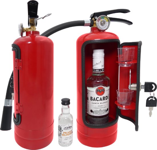 Lenga Minibar brandblusser - Minibar drank - Feestdecoratie drank - Drankhouder - Flessenhouder