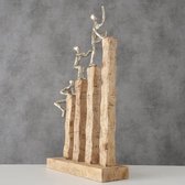Figurine Bois de Manguier - Grimpeurs Argentés
