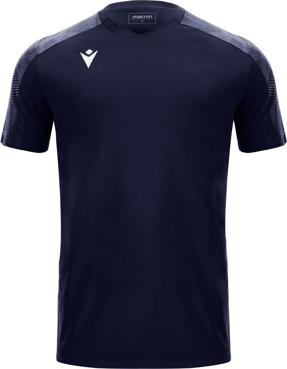 Macron Gede Shirt Korte Mouw Kinderen - Marine | Maat: 9-10 Y