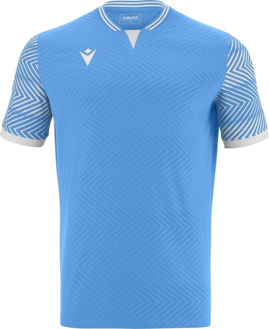 Foto: Macron tureis shirt korte mouw heren hemelsblauw wit maat 5xl