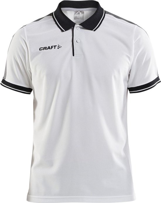 Craft Pro Control Poloshirt M 1906734 - White/Black - 3XL