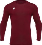 Macron Holly Tech Underwear Shirt Lange Mouw Heren - Bordeaux | Maat: XXL/3XL