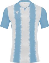 Macron Miram Shirt Korte Mouw Kinderen - Hemelsblauw / Wit | Maat: 164