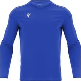 Macron Rigel Hero Voetbalshirt Lange Mouw Heren - Royal | Maat: 4XL