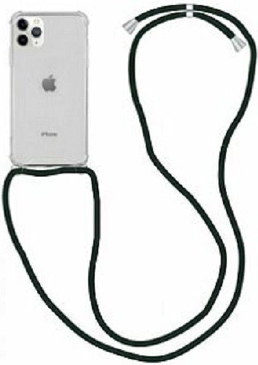 iPhone 12 Pro Max Hoesje Met Koord Transparant
