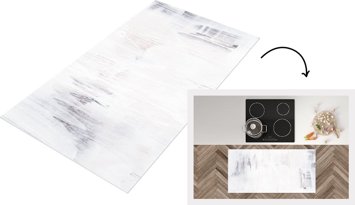 KitchenYeah Keukenloper - Loper keuken - Acrylverf - Verf - Design - 120x60 cm - Keukenloper vinyl Multicolor