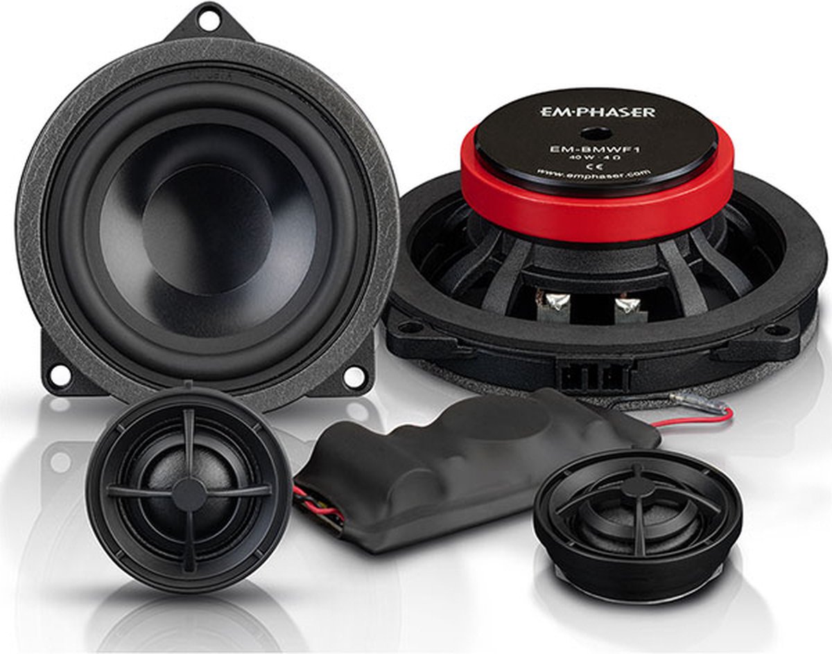Emphaser EM-BMWF1 - Autospeaker - Pasklare speakers BMW - Custom Fit - 10cm composet - 2 weg