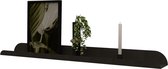 HOYA living - fotolijstplank metaal 80cm - Black - wandplank - fotoplank