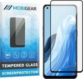 Mobigear Screenprotector geschikt voor OPPO Reno 8 Lite Glazen | Mobigear Premium Screenprotector - Case Friendly - Zwart