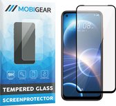 Mobigear Premium - Screenprotector geschikt voor HTC Desire 22 Pro Glazen Screenprotector - Case Friendly - Zwart