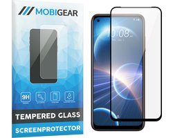 Mobigear Screenprotector geschikt voor HTC Desire 22 Pro Glazen | Mobigear Premium Screenprotector - Case Friendly - Zwart