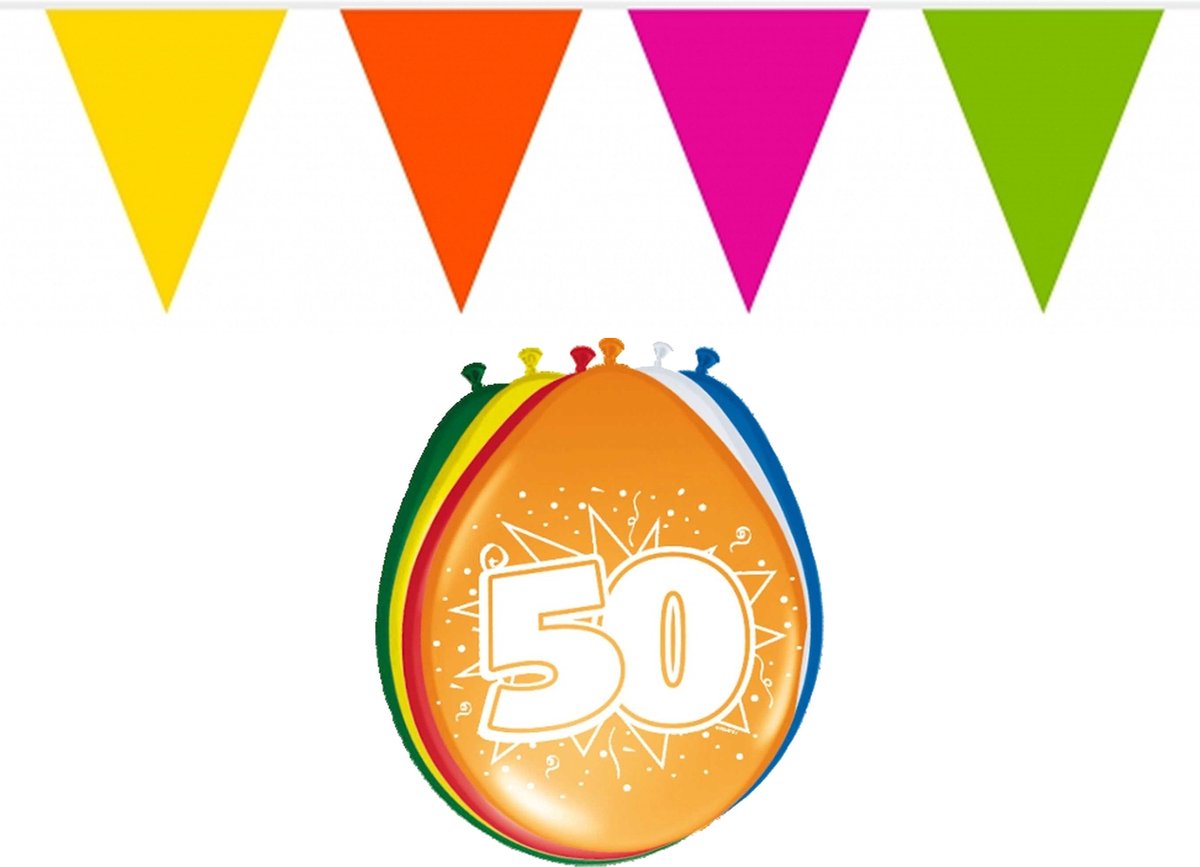 Abraham 50 Jaar Slinger- 4 Meter - Twente Feestverhuur