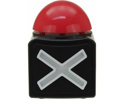 Quiz Show Buzzer Button - Nee/Fout Knop met Geluid - 10 x 12 x 11 cm – Werkt op 2x AA batterijen