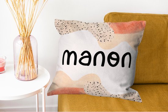 Coussins Coussins décoratifs - Oreillers Salon - 50x50 cm - Manon - Pastel - Fille