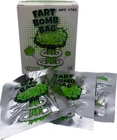 Farts Bomb Bags box 10 stuks - knalzakjes - stinkbommen - fopartikelen - Geurbom