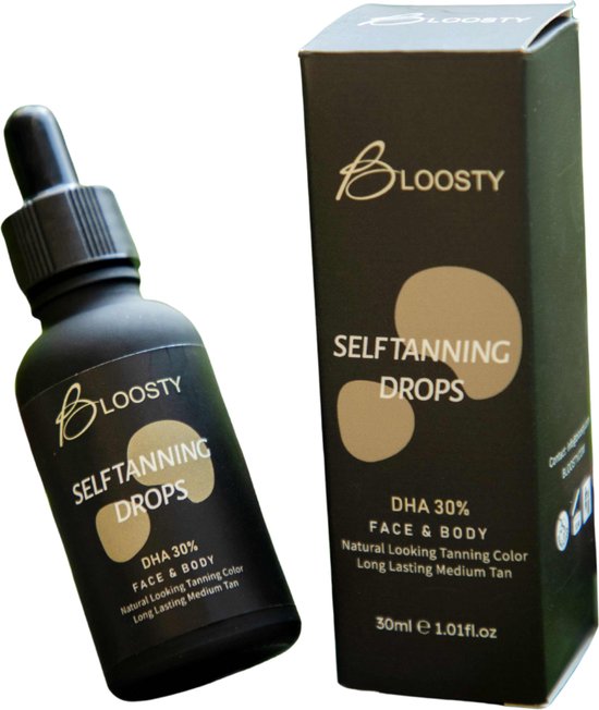 Bloosty® Zelfbruiner druppels | Serum | 30 ML | Tanning drops | Magic Drops | Self Tan