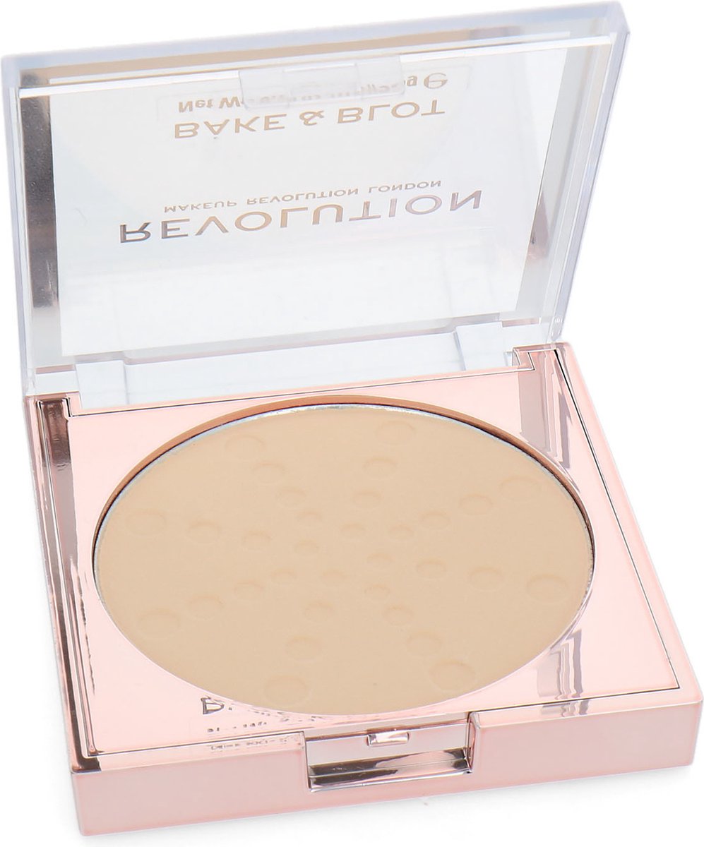 Makeup Revolution - Bake & Blot Powder - Mattifying Fixing Powder 5G Banana