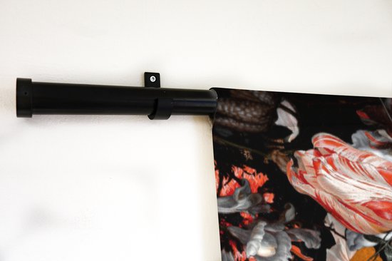 Tapisserie Murale - Toile Murale - Lèvres - Fleurs - Peinture - Oranje - Art - Abstrait - Maîtres Anciens - 90x120 cm - Tapisserie