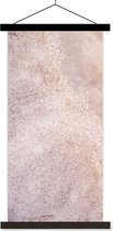 Posterhanger incl. Poster 60x120 cm - Schoolplaat - Pampasgras - Structuur - Planten - Natuur - Textielposter - Zwarte latten