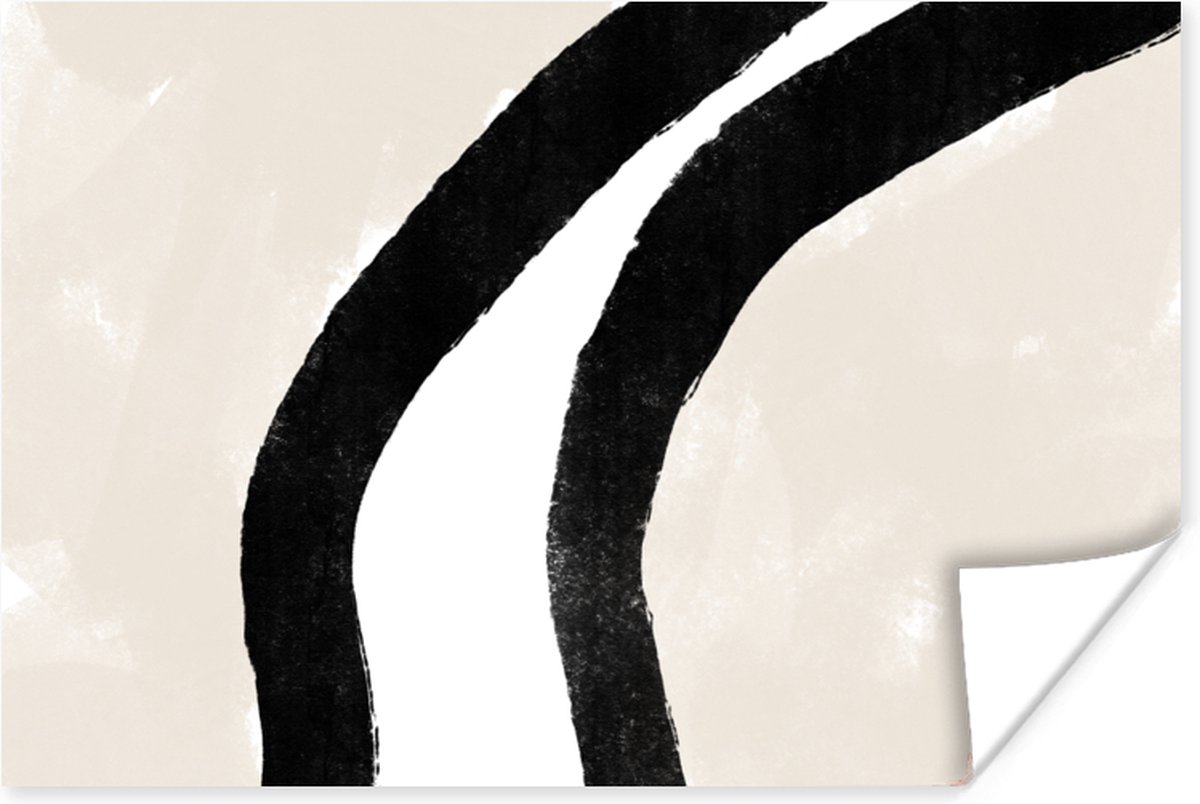 Poster Abstract - Lijn - Design - Pastel - 30x20 cm