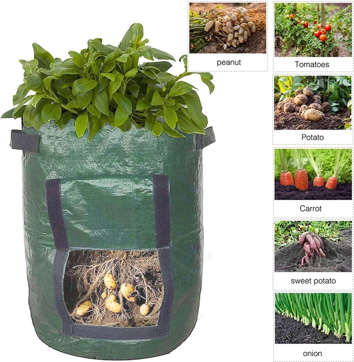 *** Kweekzak voor Groenten - Aardappel Kweek Zak 30x35CM - Groei Zak - van Heble® ***