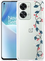OnePlus Nord 2T Hoesje Holly Branch - Designed by Cazy