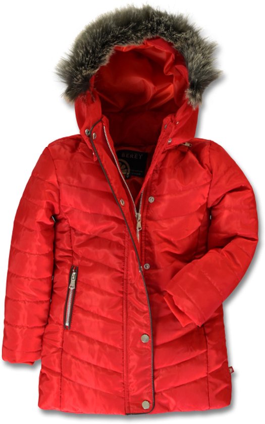 Lemon Beret Winter Jacket Filles - Rouge - 8 ans - Taille 128 - 151218