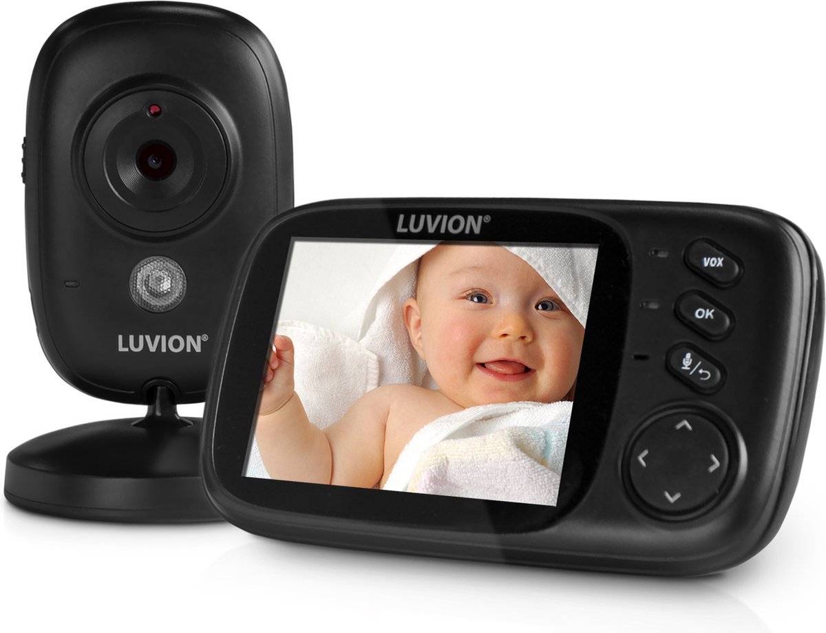 Luvion Platinum 3 Black Babyfoon met Camera